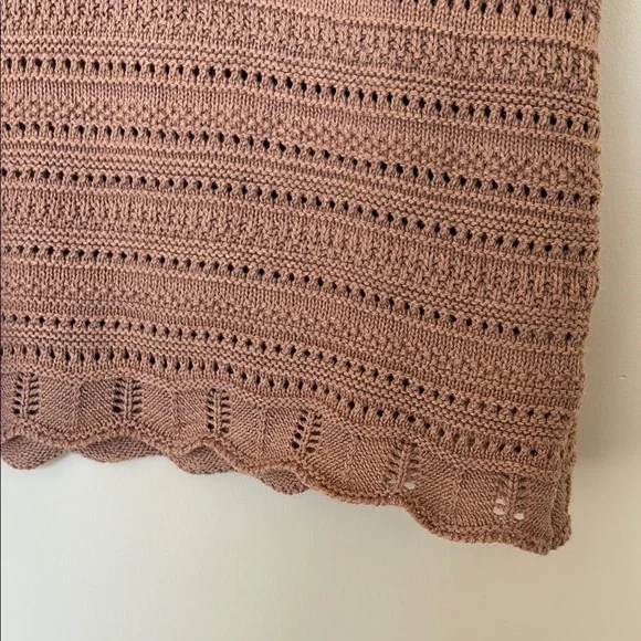 George Pink Ribbed Sleeveless Crop Tank Top - Picture 2 of 3